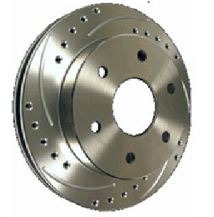 CROSS DRILLED & SLOTTED ROTORS IN GREY CAST IRON
