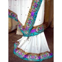 Embroidered Saree