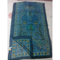 Kashmiri Silk Scarves Printed