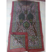 Kashmiri Silk Scarves Printed