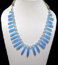 Blue Gemstone Necklace - Jn 01