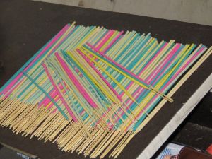 colour incense stick