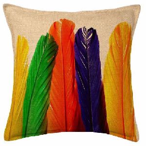 Feather Print Cushion Covers