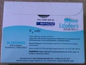 Lidoderm patches