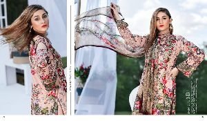 Digital Printed Airjet duppatta, Jacquard Embroidered Lawn dupatta