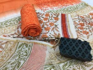 cotton bottom Pure Chanderi silk Suits