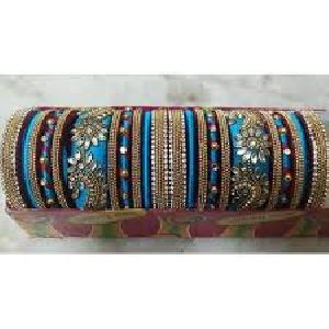 bridal bangles with silk threads