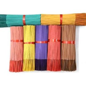 coloured incense stick