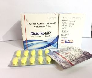 DICLOFENAC POTASSIUM + PARACETAMOL + CHLORZOXAZONE Tablets