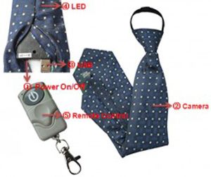 Spy Neck Tie Camera