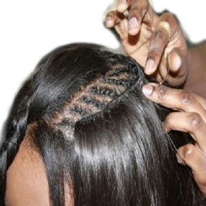 Womens Hair weaving services