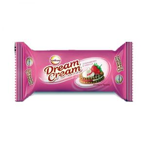 Cream Strawberry Vanilla biscuit