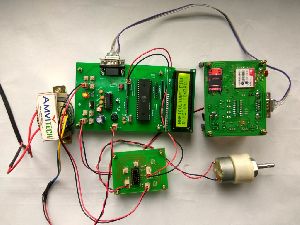 Agriculture field motor control system using gsm