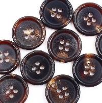 Buffalo Horn Button Blanks