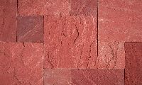 Dhoplur Red Sawn Surface tiles