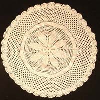 Crochet Round Cushion Cover