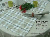 Table Linen Chek Ribbed 12c
