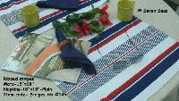 Table Linen : Stripe Ribbed 14h