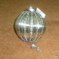 Ribbed Glass Ball