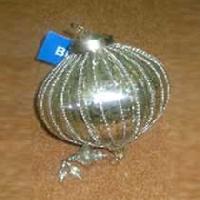 Ribbed Glass Ball