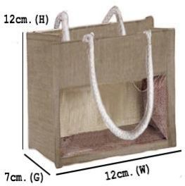 JAR BAG WITH PVC WINDOW