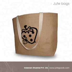 natural body Juco Black printed bag