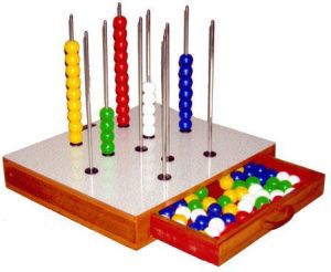 COUNTING & COLOUR SORTING BEADS SET