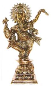 Black Metal Dancing Ganesh Ji