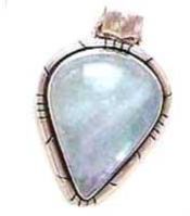 SPS-00017 Sterling silver with multi colour stone pendant