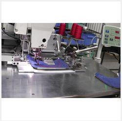 AUTOMATIC VISOR STITCHING MACHINE