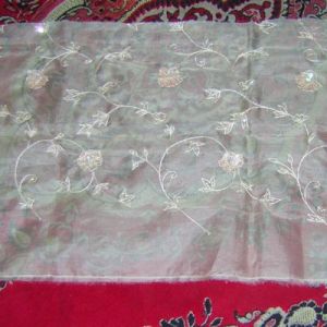 OE-06 Embroidered organza fabric