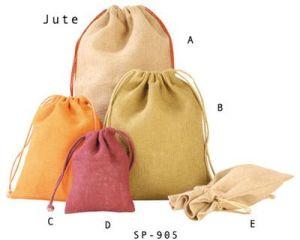 SP-905 Jute Drawstring Bags