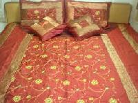 silk embroidered bed covers