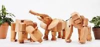 wooden decorative animals