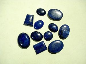 Lapis Semi precious Stone flatback cabochons