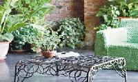 wrought iron garden decor