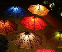 traditional garden umbrella