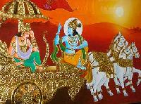 Krishna & Arjuna Painting