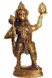 BHS-04 Brass Hanuman Statue