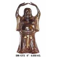 BLB-02 Brass Laughing Buddha