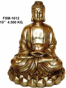 Brass Buddha Statue BBS - 16