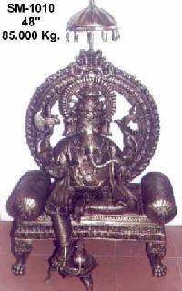 Brass Ganesh Statue- G-015