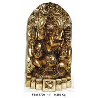 Brass Ganesh Statue- G-018