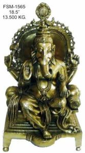 Brass Ganesh Statue- G- 022