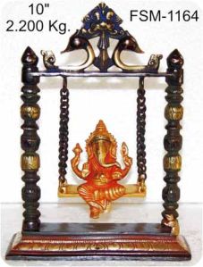 Brass Ganesh Statue- G-28