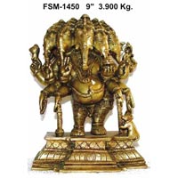Brass Ganesh Statue- G-33