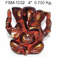 Brass Ganesh Statue- Gs- 08