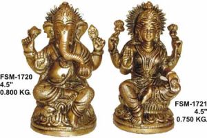 Brass Ganesh Statue- Lg-04