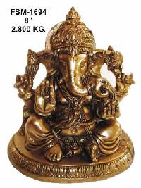Brass Ganesha Statue G-08