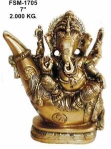 Brass Ganesha Statue- G-23